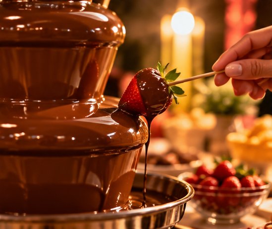 Fuente de chocolate