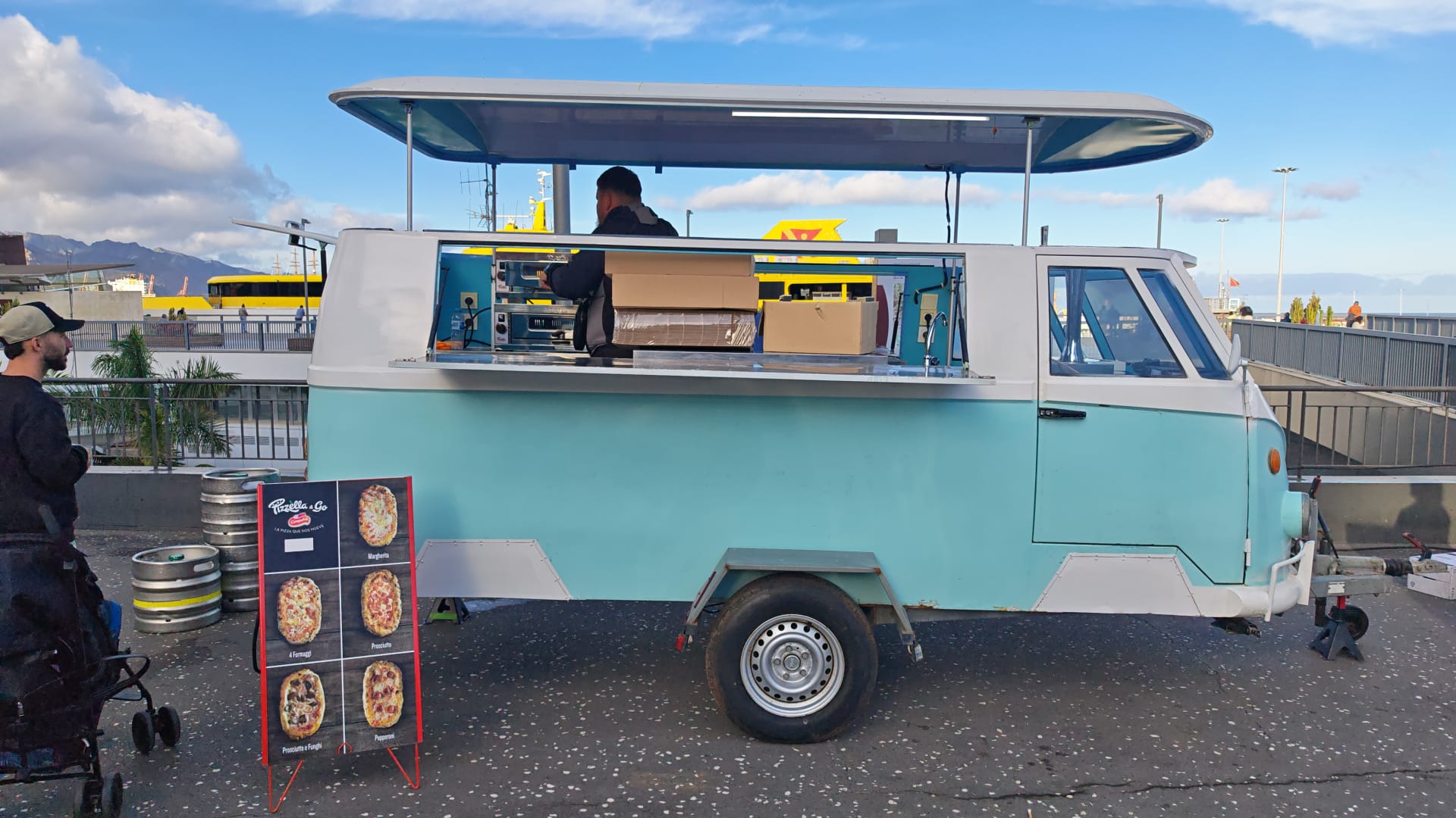 Food Truck Vintage La Van Celeste