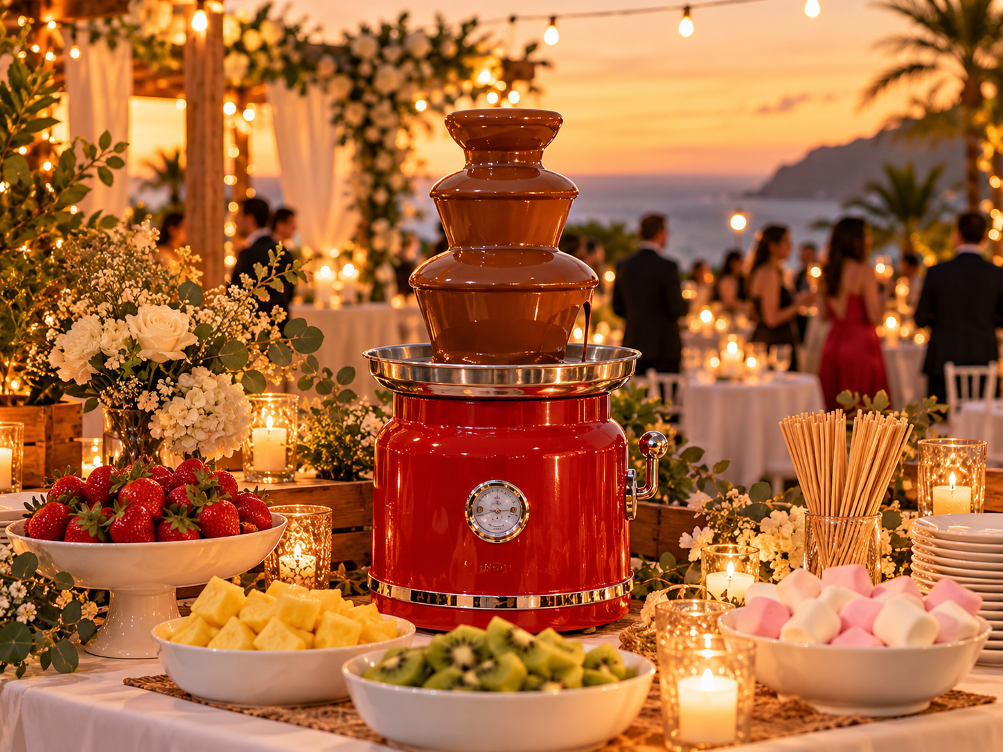 Fuente de chocolate